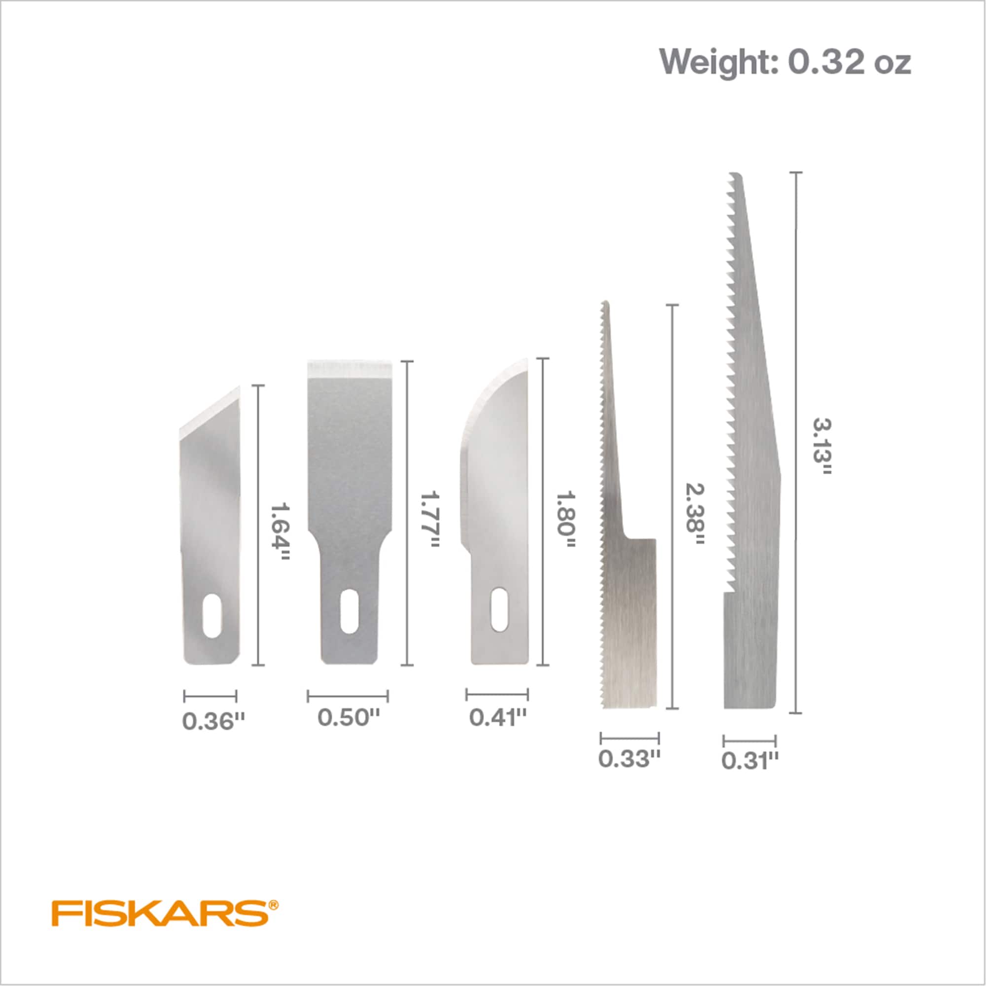 6 Pack: Fiskars® Heavy-Duty Blade Set